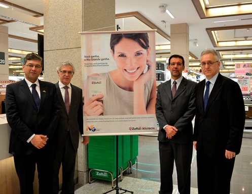 Ricardo Neves; Claudio Zaffari; Odir Tonollier e Claudio Luiz Zaffari